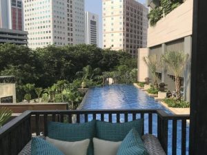 Daybed-at-the-pool-of-Anandamaya-Residences Daybed-at-the-pool-of-Anandamaya-Residences